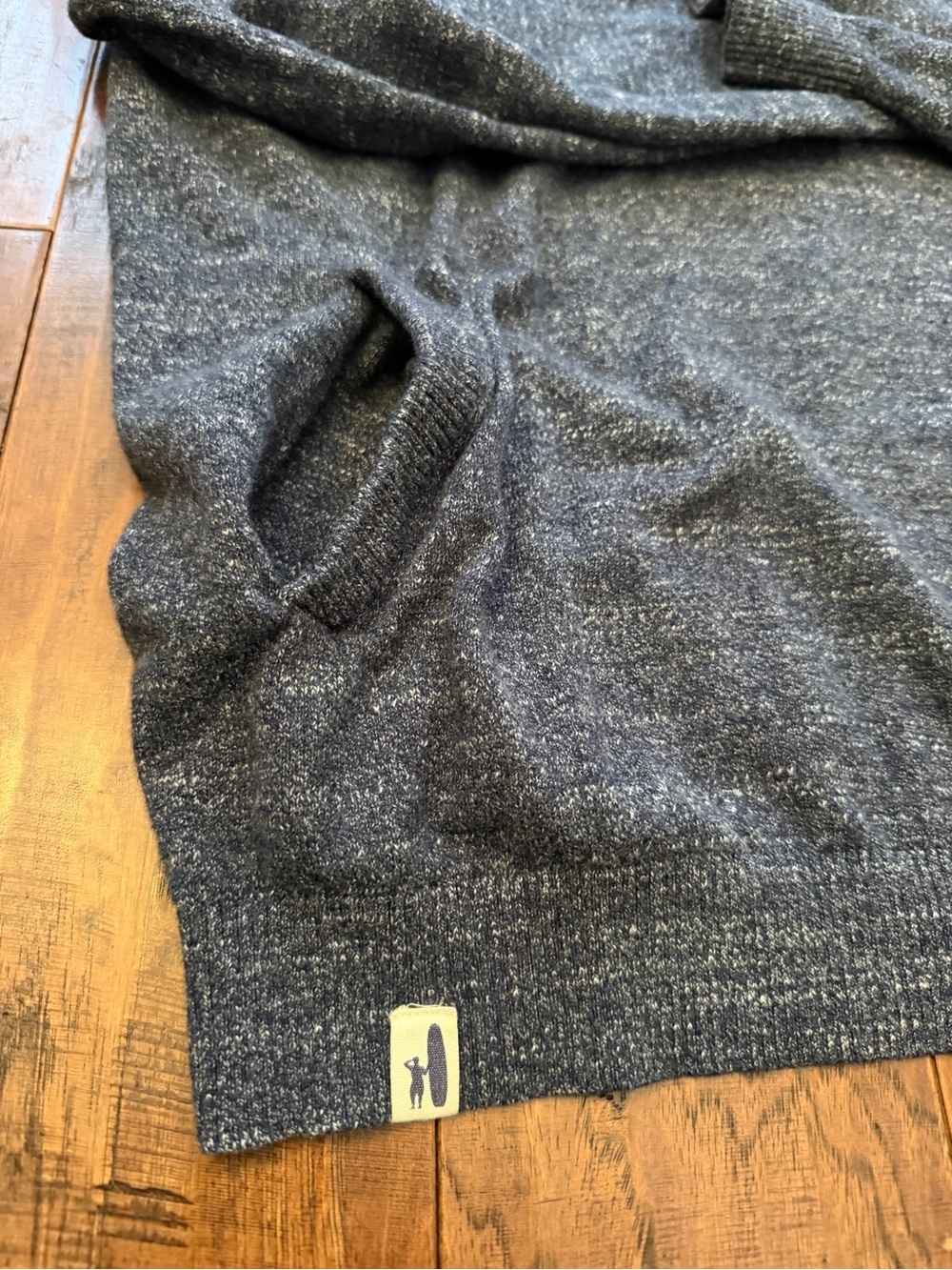 Johnnie-O Top Shelf mens Hooded sweater size Large merino wool Pockets - Picture 7 of 14